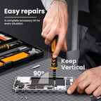 JOREST 59Pcs Small Precision Screwdriver Set with Torx T5 T6, Mini Tool Kit - style: 59 in 1 CRV