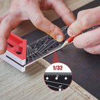 12 Inch Framing Square Carpenter Square, Tri Square Tool, Try Square for Woodworking, T Square Ruler, L Square Ruler, Right Angle Ruler，Framing Tools, Anodized Ruler Body, Red & Black - color: Red&Black