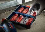 Bosch SDMS44 44-Piece Assorted Impact Tough Screwdriving Custom Case System Set for Screwdriving Applications - size: 44-Piece Set, style: Screwdriving