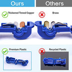 TICONN T Tap Wire Connectors, T Wire Quick Splice Connector, T Connectors for Wiring with Storage Case (240 Pcs) - style: 240 Pcs