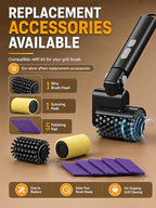 Electric Grill Brush, Cordless Automatic BBQ Grill Cleaner - color: Black