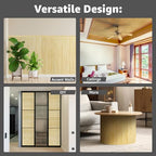 Art3d 48 x 96 in Pole Wrap Natural Bamboo Wall Panel, 2-Pack, Raw - color: Raw, size: 2-48 inches x 96 inches