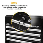 Olympia Tools 26-Inch 4-Drawer Portable Tool Chest Organizer Box, Black - size: 26-Inch Portable