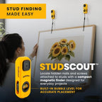 Zircon® StudScout™ Magnetic Stud Finder, No Batteries Required, 2-Pack