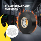 TAPEWELL Black Electric Tape, Professional Grade 3/4 inch x 66ft, PVC Electrical Insulating Tape for All Weather, U/L Approved, Waterproof, Home Improvement Electrical Equipment, Pack of 20 - size: Pack of 20