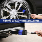 Qydipclin 42Pcs Car Detailing Kit, Car Detailing Brush Set, Car Wash Cleaning Kit, Car Detailing Brushes, Professional Car Care Kit for Interior Exterior Wheels, Blue - size: 42pcs