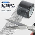 SANKEMU Window Screen Repair Kit 2 in X 16.5FT 3-Layer Strong Adhesive & Waterproof Tape Fiberglass Covering mesh, Repair for Window Screen and Screen Door tears Holes (Pack of 2) - size: 2 in X 16.5FT (Pack of 2)