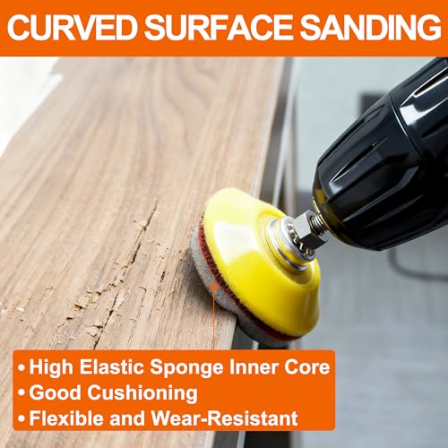 64 PCS 2 Inch Sanding Disc,Hook and Loop Sanding Pad 180 to 3000 Grit - style: Mix Grit 64PCS