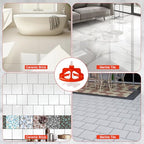 Tile Leveling System 1/8", 600 Pcs Tile Spacers and 200 Pcs Red Cap - size: 1/8 Inch 600Base+200Caps