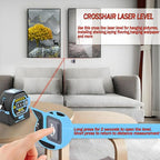 The 3-in-1 almighty laser measuring tools ruler,16Ft Ruler 197Ft Laser - color: Blue, size: Laser 197 ft