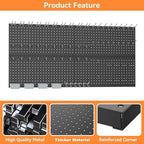 WALMANN 4 PCS 12x24 in Pegboard Panels, 24x48 in Wall Tools Pegboard - color: Black 12"*24", size: 24"*48"