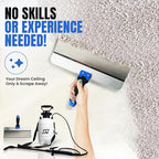 Popcorn Ceiling Removal Tool Kit - 14in Scraper with 1 Gallon Sprayer