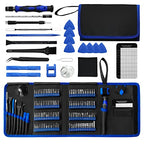 EFAITHFIX Screwdriver Sets 142-Piece Electronics Precision Screwdriver with 120 Bits Magnetic Repair Tool Kit for iPhone, MacBook, Computer, Laptop, PC, Tablet, PS4, Xbox, Nintendo, Game Console, etc - size: 142 in 1