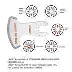 Oscillating Tool Blades, Diamond Carbide Multi Tool Blades for Grout Removal and Soft Tile Cut, Semi Circle Finger Segment Swing Grit Grout Oscillating Saw Blades (8PCS Swing Set) - color: 8PCS Swing Set