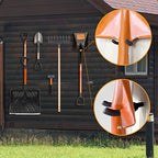 HUHOLE 6 Pack Screw in U Hooks Garage Storage Organizers - style: HD U Hook 6PC
