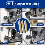 SHDIATOOL 1-Piece 4 in. Diamond Jig Saw Blades for Tile Ceramic Brick Marble with T-Shank 46 Grit - style: 1-Piece Pack,4 In.