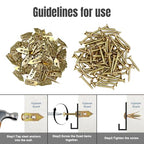 90PCS Self Drilling Drywall Anchors with Screws Kit