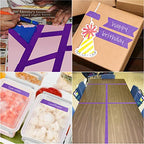 Purple Painters Tape,0.7" x 60 Yards x 3 Rolls (180 Yards Total) - - color: Purple, size: 0.7", 60 yards