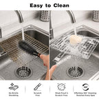 Grill Basket Crevice Cleaning Brush Kits for Mesh Grill Baskets
