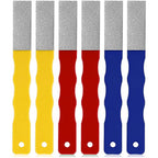 Honoson 6 Pcs Diamond Files Flat Sharpening Hones Color Coded