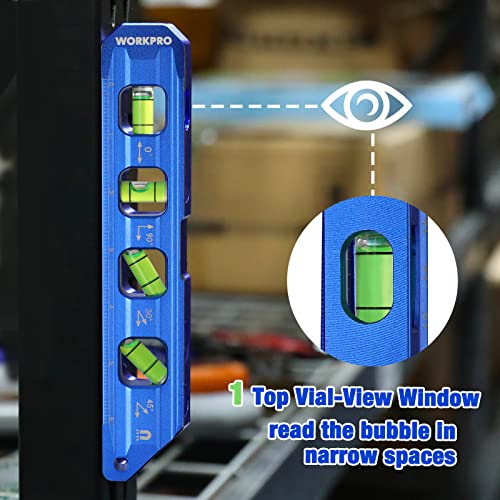WORKPRO Magnetic Level Tools Set 3