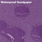 Micro Sand Paper Assortment Pack, 70PCS Wet Dry Sandpaper 120 to 600 Grit - style: Purple 80-600 Grit