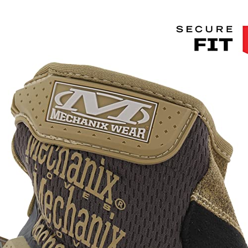 Mechanix Wear M-Pact Impact Protection Work Gloves Brown XX-Large - color: Brown, size: XX-Large