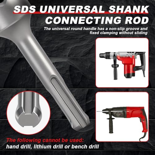 Professional 3" (75mm) Concrete Hole Saw 220mm SDS Plus & Dust Bag - size: 3" (75mm)