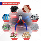 3-Piece Electrician's Pliers Set Professional Wire Stripping Tool - color: Wire Cutter+needle Nose+wire Stripper