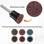 HARFINGTON 28pcs Quick Change Discs Set 1" Lock Sanding Discs with 1/4" Shank Pad Holder Coarse/Medium/Fine Grit Surface Conditioning for Polish Rust Removal - size: 1"