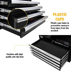 Olympia Tools 26-Inch 4-Drawer Portable Tool Chest Organizer Box, Black - size: 26-Inch Portable