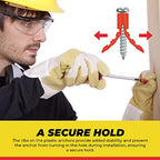 Qualihome Drywall and Hollow-wall Anchor Assortment Kit, Anchors, Screws, Wall Anchor Hooks, and Hollow-Door Toggle Anchor