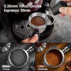 Reoszeank 58mm Espresso Accessories Kit, Tamper, WDT, Dosing Funnel - size: 58mm Fits Breville Dual Boiler/Oracle/Gaggia/E61
