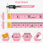 iBayam Soft Tape Measure 60" Double Scale Body & Sewing Tape, 2-Pack - color: White, Blue
