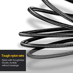 Multi Charging Cable, 2Pack 4FT 4 in 1 Charging Cable for Multiple Devices - color: Black