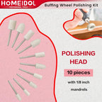 72Pcs Polishing Kit for Dremel Buffing Wheels with Polishing Compound - style: Style 2