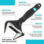 DURATECH 8-Inch Wide Jaw Adjustable Wrench - color: Black, size: 8-Inch