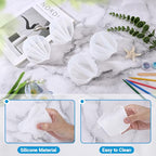 Gartful 4PCS Silicone Split Cups for Paint Pouring, 7oz/200ml Multi-Channel Resin Mixing Cups for Epoxy Resin, Acrylic Pouring, Fluid Art Crafts - size: 2/3/4/5 Channels