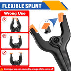 72 Pack 3.5 inch Plastic Spring Clamps, Backdrop Clips - size: 3.5in-72P