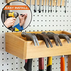 Iron Forge Tools Screwdriver Organizer, Hammer Holder & Pliers Rack, Wall - style: Wood
