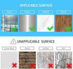 Qoqooice Transparent Window Weather Sealing Tape 3 Inch x 33 FT Weather Stripping Residue-Free Clear Window Insulation Tape for Doors Windows and Shower Glass Gaps (3 in * 33 FT) - size: 3 IN * 33 FT Clear