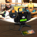 TRESDA 3000LM Rechargeable Work Light, Magnetic LED, Foldable & Portable - style: Magnetic Stand