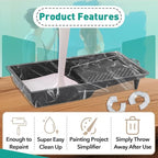 50 Pcs Paint Tray Liners Disposable - 9 Inch Paint Roller Tray Liner - size: 9 Inch