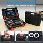 Nilight 56PCS Thread Chaser Set SAE Metric Universal UNC UNF Sizes - size: 56PCS Metric & SAE