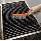 MAXMAN Wire Brush 2Pcs, 10" Stainless & Carbon Steel Bristles, Rust Remover