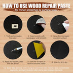 Wood Furniture Repair Kit (Black-Brown) for IKEA - color: Black-brown for Hemnes / Kallax / Bestå / Alex / Lagkapten / Lack / Micke