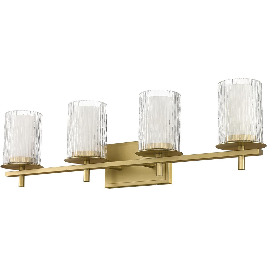 Open Box - Z-Lite 1949-4V-MGLD - Bathroom Fixtures Indoor Lighting