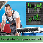 1Pack Screwdriver Plier Organizer Wall Mount Wall Mount Tool Storage Rack