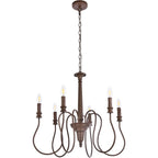 Open Box - Elegant Lighting LD7044D26WOK - Chandeliers Indoor Lighting