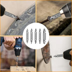 6Pcs Screw Extractor Set,Multi-Function Repair Tool Kit Tools Gadgets for Men Extractor Kit Electronics Household Home Repair - color: Style 6